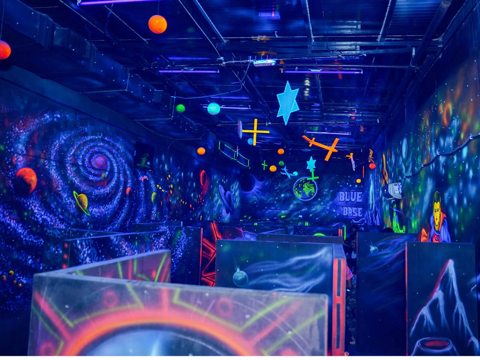 laser tag arena at skyjumper