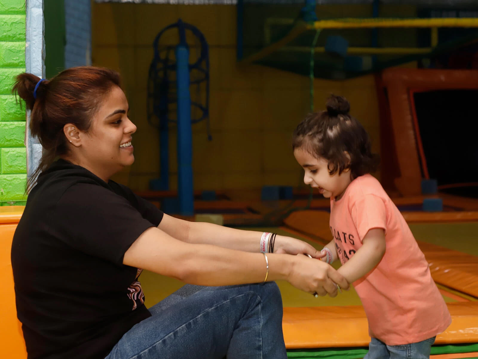 kids play area with instructor in amritsar