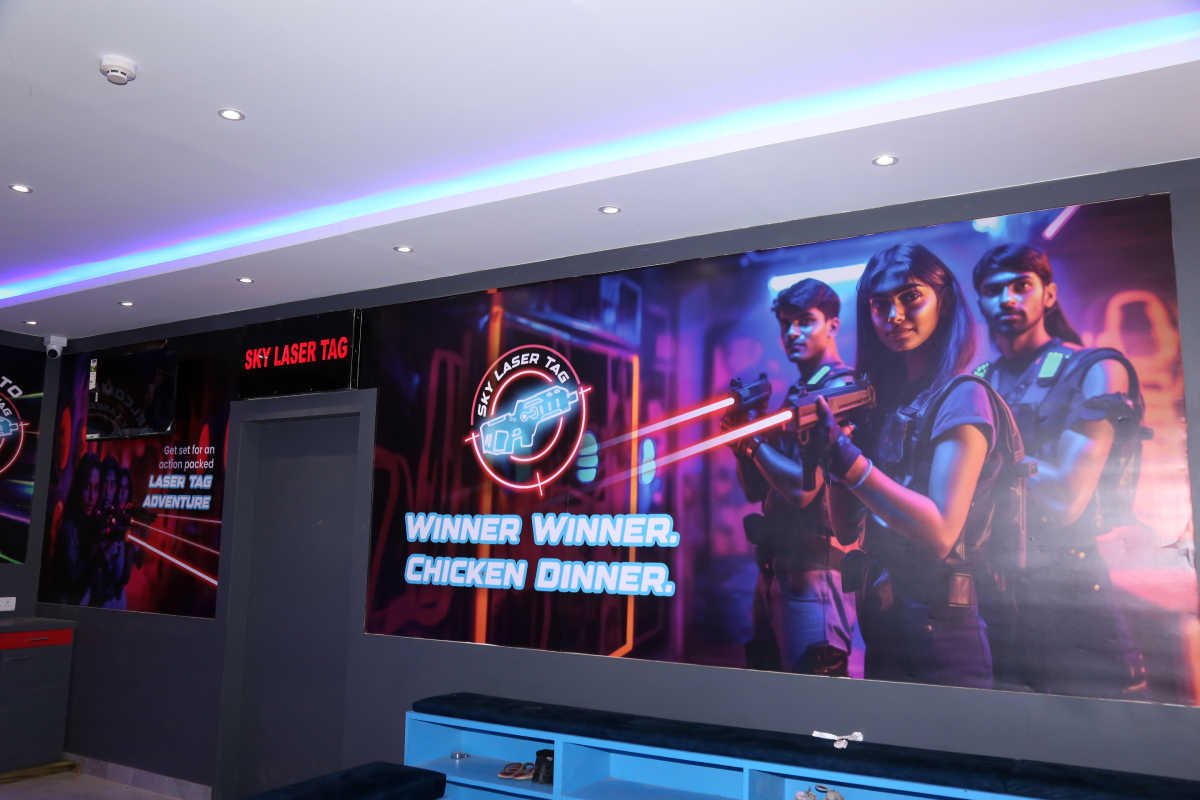 laser tag arena