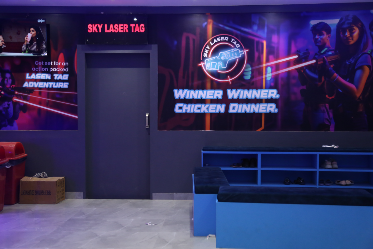 laser tag entrance