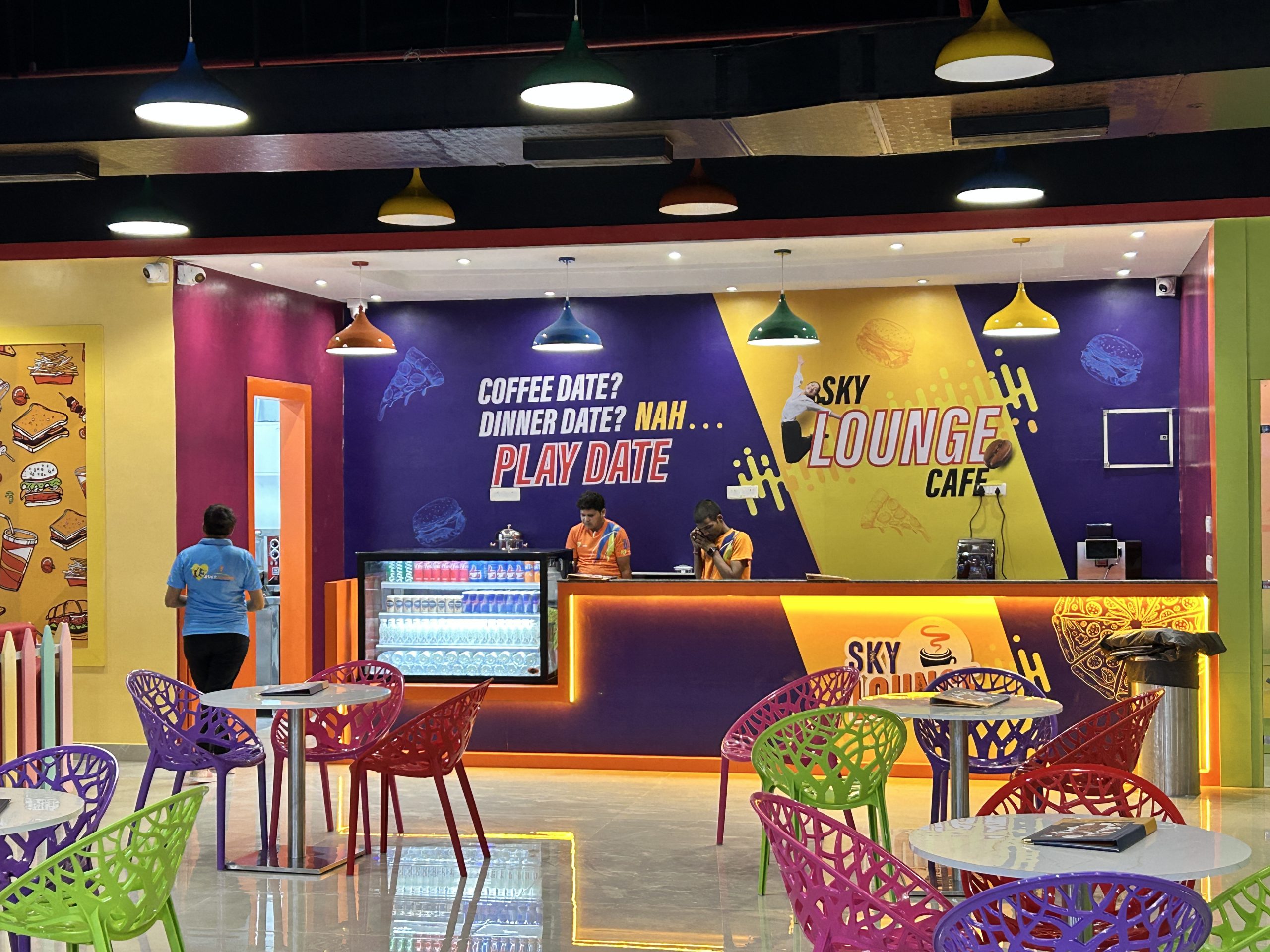 sky lounge cafe at skyjumper