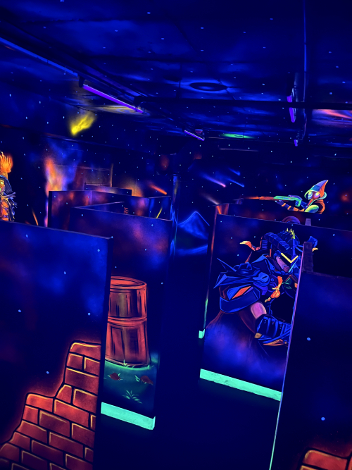 laser tag arena