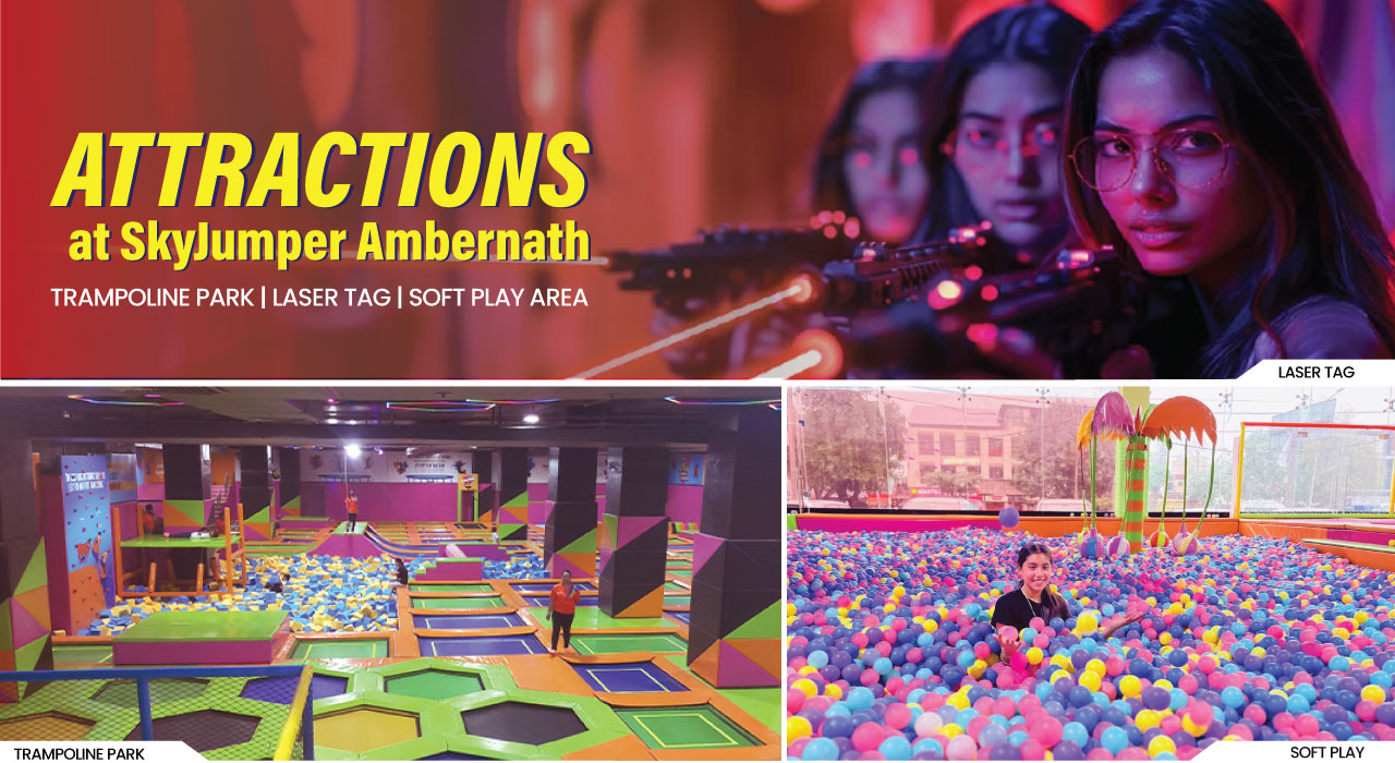 Book your fun at SkyJumper Trampoline Park in Ambernath for an unforgettable adventure!